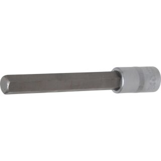 BGS technic Bit-Einsatz | Länge 140 mm | Antrieb Innenvierkant 12,5 mm (1/2") | Innensechskant 14 mm