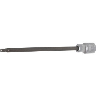 BGS technic Bit-Einsatz | Länge 200 mm  | Antrieb Innenvierkant 12,5 mm (1/2") | Innensechskant 6 mm