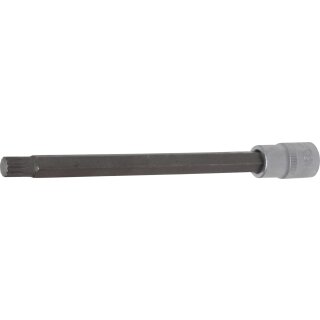 BGS technic Bit-Einsatz | Länge 200 mm  | Antrieb Innenvierkant 12,5 mm (1/2") | Innenvielzahn (für XZN) M12