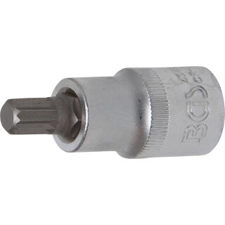 BGS technic Bit-Einsatz | Antrieb Innenvierkant 12,5 mm (1/2") | Innenvielzahn (für XZN) M9