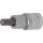 BGS technic Bit-Einsatz | Antrieb Innenvierkant 12,5 mm (1/2") | Innenvielzahn (für XZN) M9