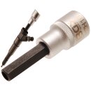 BGS technic Injektor-Einsatz | Antrieb Innenvierkant 12,5 mm (1/2") | Abtrieb Innensechskant 10 mm