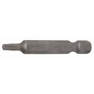 BGS technic Bit | Länge 50 mm | Antrieb Außensechskant 6,3 mm (1/4") | T-Profil (für Torx) T15