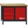 KS-TOOLS Werkbank mit 4 Schubladen und 1 Tür, H840xB1200xT500mm