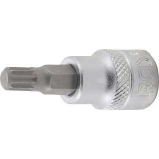 BGS technic Bit-Einsatz | Antrieb Innenvierkant 10 mm (3/8") | Innenvielzahn (für XZN) M8