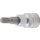 BGS technic Bit-Einsatz | Antrieb Innenvierkant 10 mm (3/8") | Innenvielzahn (für XZN) M8