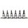 BGS technic Bit-Einsatz-Satz | Antrieb Innenvierkant 10 mm (3/8") | Innensechskant mit Kugelkopf 3 - 8 mm | 6-tlg.