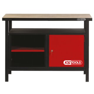 KS-TOOLS Werkbank mit 1 Tür, H840xB1200xT600mm