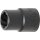 BGS technic Spezial-Steckschlüssel-Einsatz / Schraubenausdreher | Antrieb Innenvierkant 12,5 mm (1/2") | SW 13 mm