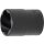 BGS technic Spezial-Steckschlüssel-Einsatz / Schraubenausdreher | Antrieb Innenvierkant 12,5 mm (1/2") | SW 19 mm