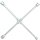 KS-TOOLS Radkreuzschlüssel für LKW, 24x27x30x32mm