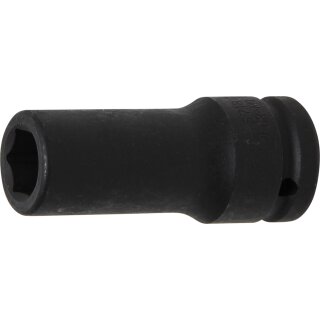 BGS technic Kraft-Steckschlüssel-Einsatz Sechskant, tief | Antrieb Innenvierkant 20 mm (3/4") | SW 18 mm