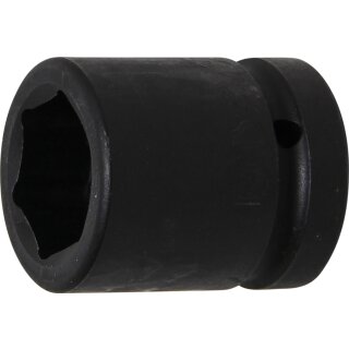 BGS technic Kraft-Steckschlüssel-Einsatz Sechskant | Antrieb Innenvierkant 25 mm (1") | SW 33 mm