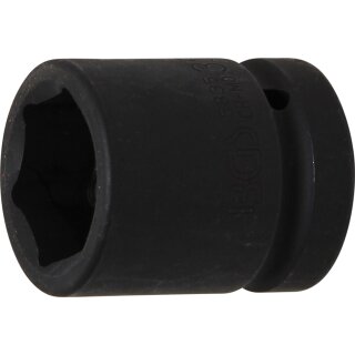 BGS technic Kraft-Steckschlüssel-Einsatz Sechskant | Antrieb Innenvierkant 25 mm (1") | SW 35 mm