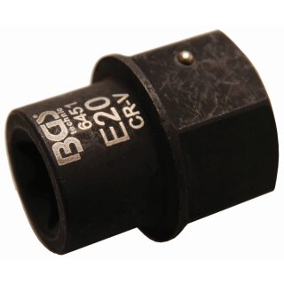 BGS technic Bremssattel-Einsatz | E-Profil (für Torx) | für MAN TGA | Antrieb Außensechskant 30 mm | SW E20