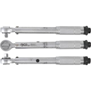 BGS technic Drehmomentschlüssel | Abtrieb Außenvierkant 10 mm (3/8") | 20 - 110 Nm