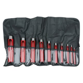 KS-TOOLS Rundlocheisen-Satz, 10-tlg.