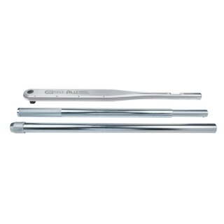 KS-TOOLS 1" Festeingestellter ALUTORQUEprecision-Drehmoschlüssel, 750-2000Nm