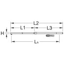 KS-TOOLS 1" Festeingestellter ALUTORQUEprecision-Drehmoschlüssel, 750-2000Nm