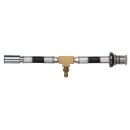 KS-TOOLS Manometer-Anschlussschlauch mit 1/4"...