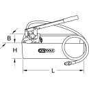 KS-TOOLS Edelstahl Druck-Prüfpumpe, 12 Liter
