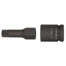 KS-TOOLS 1/2" Spezial-Kraft-Bit-Stecknuss-Satz Vielzahn, 7-tlg. M14-M18