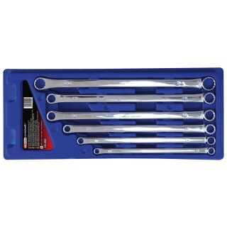 KS-TOOLS CHROMEplus Doppel-Ringschlüssel-Satz, XL, 6-tlg.