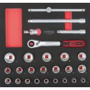 KS-TOOLS SCS 1/2" Steckschlüssel-Satz, 26-tlg....