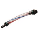 BGS technic Getriebeöl-Befüllgerät mit Handpumpe | mit Rücklaufsystem | mit 8 Adaptern | 7 l