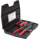 KS-TOOLS Sicherungszangen-Satz mit Ratschenfunktion, 14-tlg.