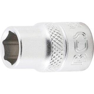 BGS technic Steckschlüssel-Einsatz Sechskant | Antrieb Innenvierkant 10 mm (3/8") | SW 10 mm
