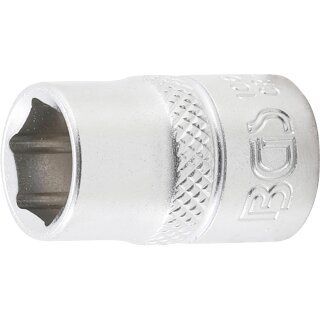 BGS technic Steckschlüssel-Einsatz Sechskant | Antrieb Innenvierkant 10 mm (3/8") | SW 11 mm