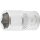 BGS technic Steckschlüssel-Einsatz Sechskant | Antrieb Innenvierkant 10 mm (3/8") | SW 12 mm