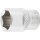 BGS technic Steckschlüssel-Einsatz Sechskant | Antrieb Innenvierkant 10 mm (3/8") | SW 14 mm