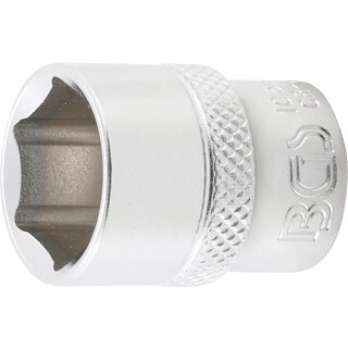 BGS technic Steckschlüssel-Einsatz Sechskant | Antrieb Innenvierkant 10 mm (3/8") | SW 16 mm