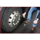 KS-TOOLS Rad-Kreuzschlüssel mit Gleitgelenk für NKW, 3/4"x24x27x32mm