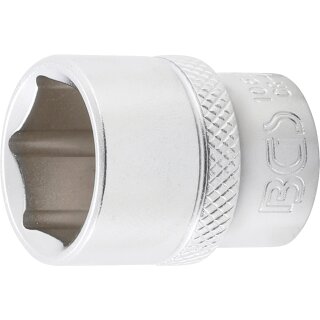 BGS technic Steckschlüssel-Einsatz Sechskant | Antrieb Innenvierkant 10 mm (3/8") | SW 17 mm