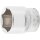 BGS technic Steckschlüssel-Einsatz Sechskant | Antrieb Innenvierkant 10 mm (3/8") | SW 19 mm