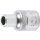 BGS technic Steckschlüssel-Einsatz Zwölfkant | Antrieb Innenvierkant 12,5 mm (1/2") | SW 8 mm