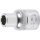 BGS technic Steckschlüssel-Einsatz Zwölfkant | Antrieb Innenvierkant 12,5 mm (1/2") | SW 9 mm