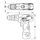 KS-TOOLS Akku-Bohr-Schrauber, 24Nm, 1.870 U/min 10,8V, ohne Akku und Ladegerät