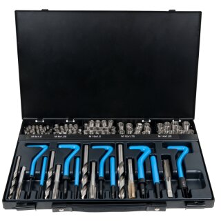 KS-TOOLS Nirostahl Gewinde-Reparatur-Satz M6-M14, 113-tlg.