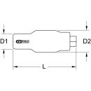 KS-TOOLS 3/8" Festeingestellter Drehmomentbegrenzer mit Schutzisolierung, 12Nm