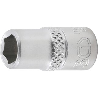 BGS technic Steckschlüssel-Einsatz Sechskant | Antrieb Innenvierkant 6,3 mm (1/4") | SW 9/32"