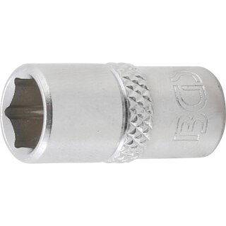BGS technic Steckschlüssel-Einsatz Sechskant | Antrieb Innenvierkant 6,3 mm (1/4") | SW 5/16"