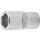 BGS technic Steckschlüssel-Einsatz Sechskant | Antrieb Innenvierkant 6,3 mm (1/4") | SW 11/32"