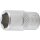 BGS technic Steckschlüssel-Einsatz Sechskant | Antrieb Innenvierkant 6,3 mm (1/4") | SW 3/8"