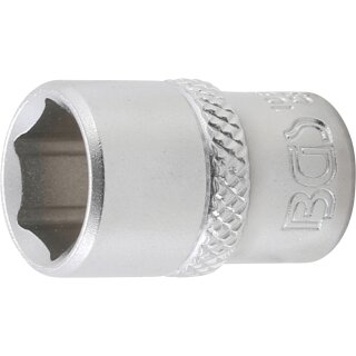 BGS technic Steckschlüssel-Einsatz Sechskant | Antrieb Innenvierkant 6,3 mm (1/4") | SW 7/16"