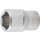 BGS technic Steckschlüssel-Einsatz Sechskant | Antrieb Innenvierkant 6,3 mm (1/4") | SW 7/16"