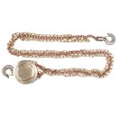 KS-TOOLS BRONZEplus Flaschenzug, 2 Ketten à 3 m, 16 t